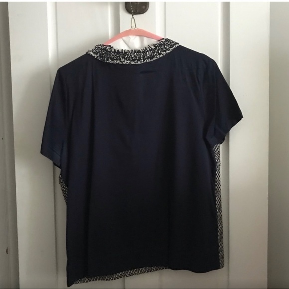 J.Crew Tweed Front Tee - - Picture 3 of 4